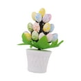 thumbnail image 4 of Huevos de Pascua artificiales Bonsai Decoración del hogar Decoraciones creativas para fiestas de Pascua Puntos coloridos, 4 of 9