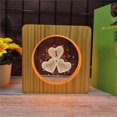 thumbnail image 1 of Te amo Luz de noche LED Madera maciza Interruptor de llave de baja energía Luz cálida suave Regalo creativo Regalo del día de San Valentín Dormitorio Decoración del hogar dontodent Kuyhfg Sin marca, 1 of 4