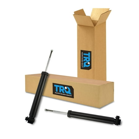 TRQ Rear Suspension Shock Absorber LH RH Pair Set 2pc for 01-06 BMW X5 E53 SUV SBA71536