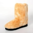 thumbnail image 2 of Women's faux fur boots furry snowshoes elegant and stylish booties warm and comfortable non-slip outdoor flats, 2 of 5