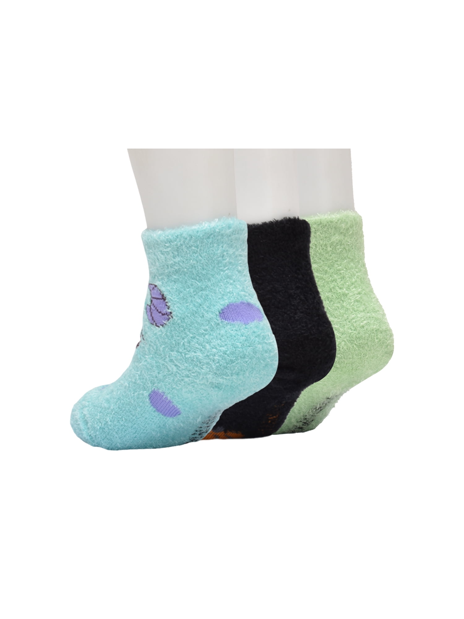 Character Halloween Cozy Quarter Socks, 3- Pack, Sizes 12M- 5T