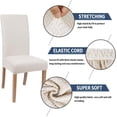 thumbnail image 2 of Fundas elásticas para sillas de comedor, fundas protectoras para muebles de Spandex suave Parsons para comedor, cocina, hogar, Hotel Xemadio WMZL-285-5, 2 of 6