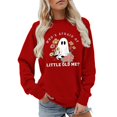 thumbnail image 2 of Who's Afraid Of Little Old Me Halloween Ghost Sweatshirts for Women Long Sleeve Crewneck Cute Ghost Graphic Pullover Tops, 2 of 5