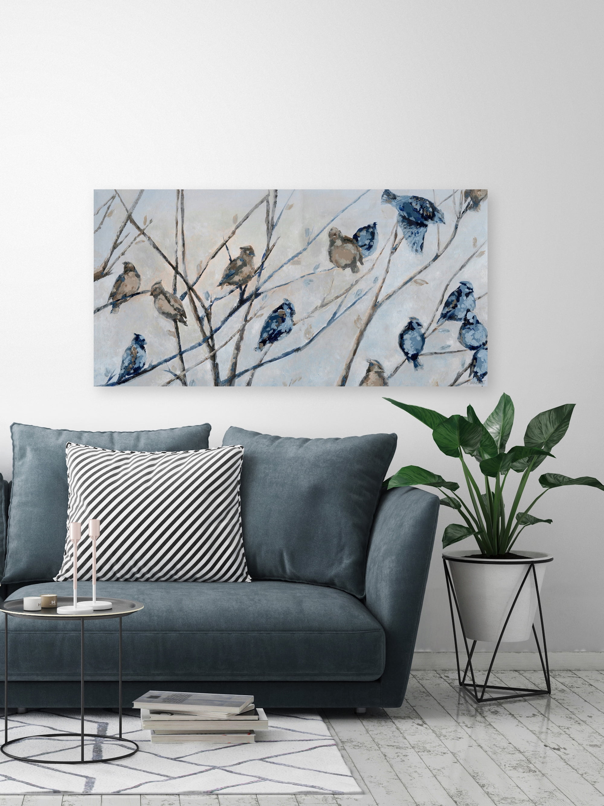 Marmont Hill Circle of Birds Canvas Wall Art