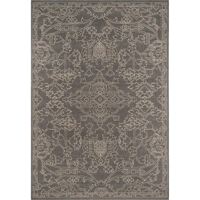 Momeni BAJA0BAJ22GRY2376 2 ft. 3 in. x 7 ft. 6 in. Baja22 Runner Rug - Grey
