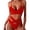 Red^1140312BB, variant on AHMOMEI Women Two Piece Swimsuit Tummy Control High Waisted Womans Bathing Suits Hollow Out Cutout Womens Sexy 2 Piece Bikini Sets