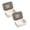 White*2, variant on 1 Pcs Covered Self-Draining Soap Holder, Travel Soap Containers Lightweight Plastic Bar Soap Holder Boxes with Cover Portable Soap Case for Kitchen, Shower, School, Gym 5.5x4"