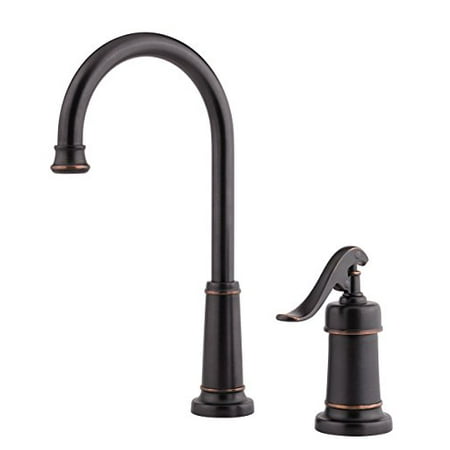 Ashfield Kitchen - Pfister Ashfield 2 Kitchen Faucet LG72-YP2Y Tuscan Bronze With SoapDispenser
