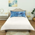 thumbnail image 6 of Bubbles Blue Pillowcases Soft Satin Pillow Covers Decorative Rectangle Envelope Closure for Women Men, 6 of 8