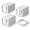 4x4 Inches-16, variant on 4x4 Inches 32-Pack Vinyl Column Skirt Base Covers For Porch Deck Rails