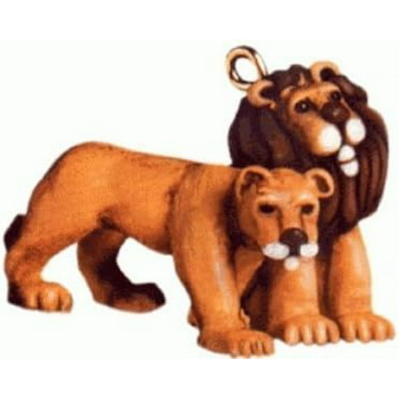 Kindly Lions Miniature 2000 Hallmark Keepsake Ornament QXM5314 by Hallmark Keepsake Miniature Ornaments