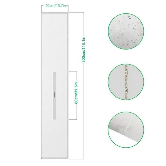 Cubierta de sellado para aire acondicionado,Sello de puerta para cubierta de sellado portátil Cubierta de sellado Eficiencia óptima