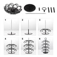 thumbnail image 6 of KIMIUP Coffee Pod Carousel Holder,Compatible with K-Cups Organizer Compatible with 36 Cup Pods,Spins 360-Degrees, 6 of 7