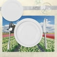 thumbnail image 3 of Ambesonne Windmill Place Mats Set of 4, Vivid Farmland Scenic, Standard Size, Multicolor, 3 of 6