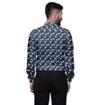 thumbnail image 3 of BESTMAN Casual PrintedÂ&nbsp;ShirtsÂ&nbsp;For Men Slim Fit Button Down Long SleeveÂ&nbsp;Shirt, 3 of 5