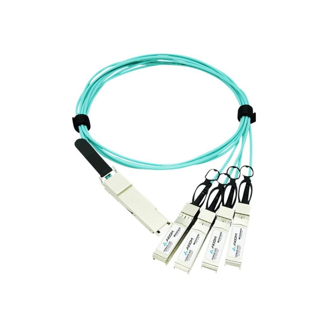 Axiom AX - 100GBase-AOC direct attach cable - QSFP28 to SFP28 - 10 m - fiber optic - active