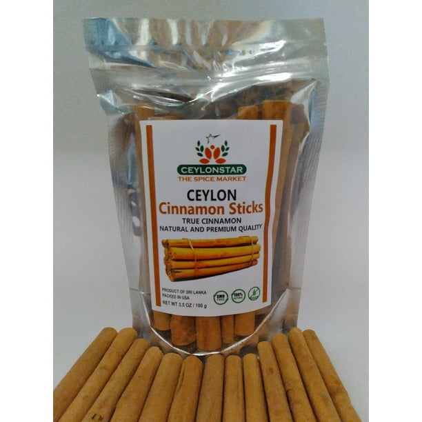 Pure Ceylon cinnamon sticks 3.5 oz /100g product of Sri Lanka