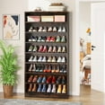 thumbnail image 4 of Tribesigns Shoe Cabinet, 9 Tiers 40-45 Pairs Heavy Duty Wood Freestanding Shoe Storage Cabinet, 4 of 7