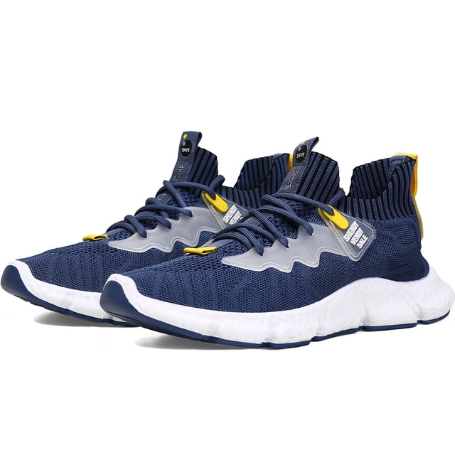 Tenis Hombre, Zapatos Hombre Deportivos, Zapatos de Malla Transpirable para Hombre, Zapatillas de Deporte Casuales de Moda para Entrenamiento Caminar Correr Gimnasio Antiderrapante
