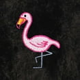 thumbnail image 2 of Dalix Flamingo Embroidered Fleece Hoodie Mineral Wash Long Sleeve Sweatshirt Mens in Black 2XL XX-Large, 2 of 5