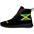 thumbnail image 3 of Aidianart Womens Jamaica Flag High Top Shoes High Top Sneakers Size 6, 3 of 5
