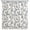Blue Floral A, variant on Dznils Linen Blend Shower Curtain, Farmhouse Bathroom Floral Shower Curtains, French Country Cottagecore Bathroom Decor, 72" x 72"