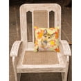 thumbnail image 2 of Carolines Treasures BB9972PW1818 German Shepherd 2 Fall Fabric Decorative Pillow  18H x18W multicolor, 2 of 2