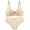 1Beige, variant on 2 Pcs Bras for Women No Underwire One Piece Seamless Bra Anti-Sagging Push Up Adhesive Bralettes Adjustment Spaghetti Straps Full Coverage Shelf T-Shirt Bra Ultra Soft Underwear Everyday Bras