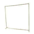 thumbnail image 4 of Square Arch Stand Gold Metal Wedding Arch Backdrop Stand Square Arch Frame Background for Anniversary Birthday Party, 4 of 22