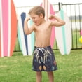 thumbnail image 4 of FORMRS Boys Swim Trunks Quick Dry Mesh Liner Boardshorts Sizes XS-XL, Astronaut Space, 4 of 7