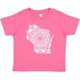thumbnail image 3 of Inktastic Wisconsin Silhouette Mandala Boys or Girls Baby T-Shirt, 3 of 5