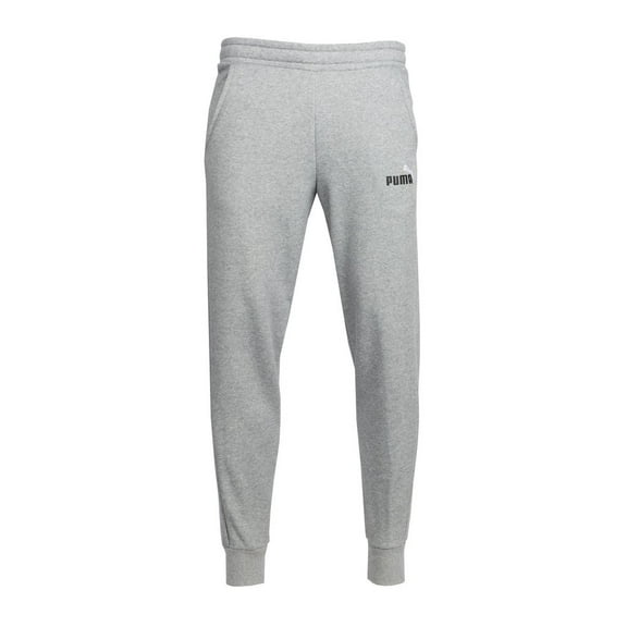 Men's Puma Gray ESS Embroidery Logo Pants - L