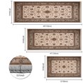 thumbnail image 3 of IsecretJoy Non Slip Kitchen Rugs Sets of 3, Washable Kitchen Mats for Floor Waterproof & Stain Resistant Runner Rug for Kitchen, Laundry Room, Hallway, 3 of 11