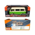 thumbnail image 3 of Volkswagen Type 2 (T3) Van Green and Beige "Timeless Legends" Series 1/24 Diecast Model Car by Motormax, 3 of 3
