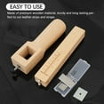 thumbnail image 4 of Labymos Adjustable Leather Straps Cutter Leather Belt Cutting Tool Wooden Leather Strips Cutter DIT Hand, 4 of 7