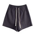 thumbnail image 4 of Dealovy Workout Shorts for Women Elastic Waisted Active Running Shorts Wide Leg Drawstring Gym Shorts, 4 of 6