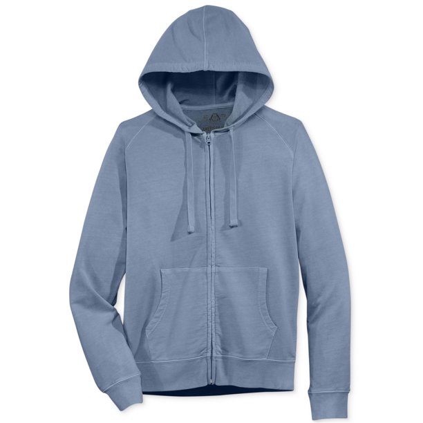 Sudadera con capucha American Rag de forro polar para hombre color azul pequeña