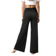 thumbnail image 6 of Xyant Girl's Polka Dots Fold Over Baggy Sweatpants Wide Leg Y2k Pants,Size 7-8 Years, 6 of 6