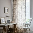 thumbnail image 7 of Vireellx Beige Curtains Crochet Lace Patchwork Drapes Curtains 84 Inch Length 2 Panels Tassel Rod Pocket Semi-Sheer Boho Bedroom Living Room Farmhouse Rustic Window Curtain Panels, 7 of 7