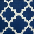 thumbnail image 2 of Papelera de poliéster Design Imports Lattice azul marino rectangular mediana, 2 of 2