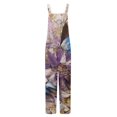 thumbnail image 2 of Vedolay Women'S Jumpsuits, Rompers Patchwork Overlay Embellished Plain Women's Jumpsuit High-Waist Woman Romper,Beige XL, 2 of 4