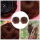 thumbnail image 4 of 2 unids flores peluca pelo garras pelo chignon pony colha cola de caballo extensión de cabello (rojo), 4 of 7