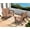 Brown, variant on SERWALL Adirondack Bench, Outdoor Adirondack Chair for 2,HDPE All-Weather Adirondack Loveseat