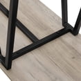thumbnail image 6 of Modern 47.24 Inch Console Table With 2 Open Shelves For Living Room And Home Office In Rustic Grey, 6 of 9