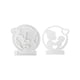thumbnail image 5 of Suministros de cocina, moldes para hornear, utensilios de cocina, juego de utensilios de cocina, adorno decorativo de madre con niño, candelabro, moldes de yeso para bricolaje, moldes, 5 of 8