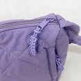 thumbnail image 4 of Bolso Hombro Mujer Acolchado Messenger Bag Puffer para Viajes Al Aire Libre () Púrpura, 4 of 9