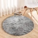 thumbnail image 3 of Fiudx Alfombra Redonda Teñida, Suave Lana Sintética, Diseño Cómodo y Acogedor, Ideal para Sala de Estar o Dormitorio, Fácil de Limpiar, Multiusos, Tamaño 60 Cm., 3 of 4