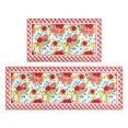 thumbnail image 1 of Flower Kitchen Mat Sets 2 Piece Farmhouse Anti Fatigue Waterproof Stain Resistant Floor Rug Non Slip Pioneer Flower Woman Kitchen Accessories Laundry Room Rug - 17x29 and 17x47 Inch, 1 of 5