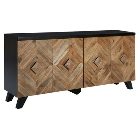 Signature Design by Ashley Robin Ridge 72 in. Four Door Accent Cabinet