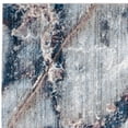 thumbnail image 2 of SAFAVIEH Monray Kristen Geometric Polyester Area Rug, Blue/Ivory, 7' x 7' Square, 2 of 4